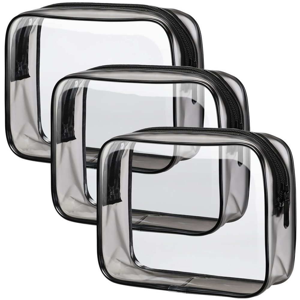 Clear Toiletry Bag - 3 Pack Tsa Approved Toiletry Bag Quart Size Bag, Travel🦋